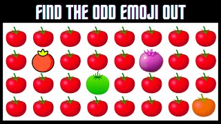 FIND THE ODD EMOJI OUT 🔍 | EMOJI PUZZLE QUIZ #46