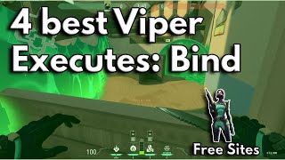 Viper Guide: 4 Best Viper Executes: Bind Smokes Curtains \u0026 Snake Bites