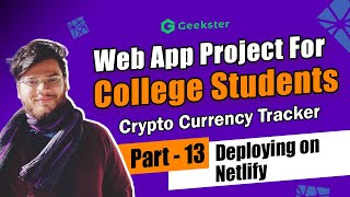Crypto Tracker Web App - Html CSS Javascript Projects for Beginners - Part 13