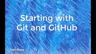 INFO 340 - Starting with Git and GitHub