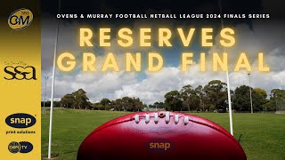 OMFNL 2024 Reserves – CARLTON DRAUGHT CUP Grand Final