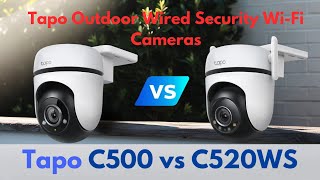 Tapo C500 vs C520WS? Find Out Which Camera Protects Your Home Best!