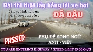 Bài Thi Thật Bằng Lái Xe Hơi Full G - Đã Đậu . Tiếng anh cho người đi thi bằng lái xe .