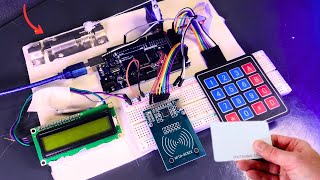 RFID and Keypad Password-Based Door Lock System | Arduino Mega Project Tutorial