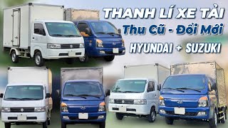 Xe Tải Cũ TP HCM Suzuki Carry Pro Cũ & Hyundai Porter H150 Cũ Thùng kín cần Thanh Lí Xe Tải Lướt Đẹp