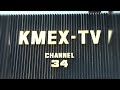 kmex tv los angeles channel 34 sign stock video