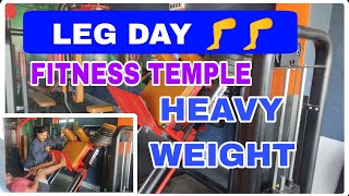 LEG DAY || fitenss temple || heavy welght 🦵🦵 #fitness #gym #youtubeshorts #bodybuilding