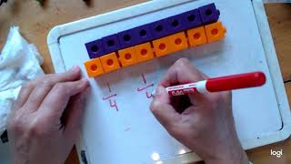 Demonstrating Fractions using Connected Cubes