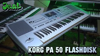 Jual | Keyboard KORG Pa 50 | Flashdisk | Keyboard sejuta umat