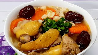 GÀ HẦM HẠT SEN | Cách nấu Gà Hầm Hạt Sen Táo Đỏ Bồi Bổ Sức Khỏe - phùng bắc tv #323