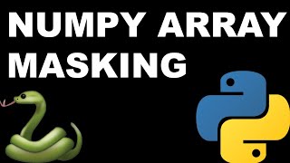Python: Array Masks