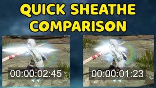 MHR Sunbreak // QUICK SHEATHE SKILL COMPARISON