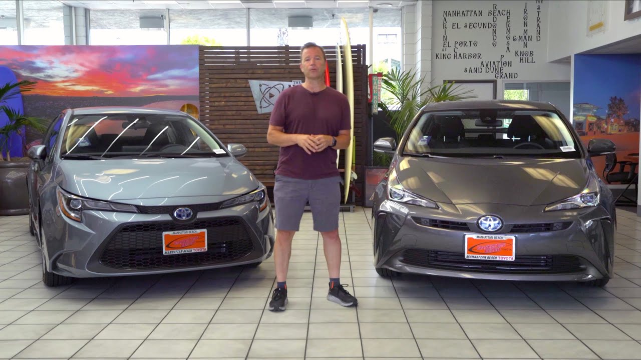 Compare The Toyota Prius VS Corolla Hybrid - YouTube