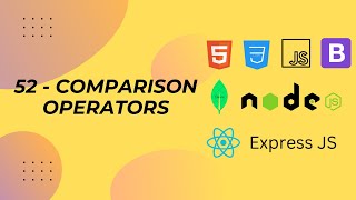 52. Comparison Operators in JavaScript | Full Stack Web Development 2024 Bootcamp