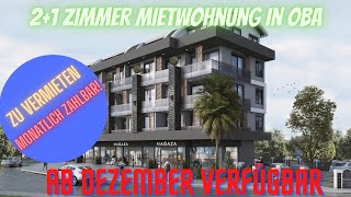 Mieten: 3 Schöne 2+1 Zimmer Wohnung in Oba