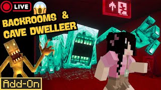 BACKROOMS & CAVE DWELLER MINECRAFT... I'M SCARED