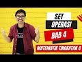 ULANGKAJI Matematik SPM KSSM: Bab 4 - Operasi Set - Gabungan Operasi Set - Tingkatan 4