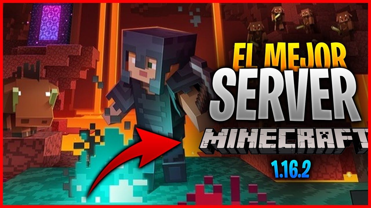 EL MEJOR SERVIDOR De MINECRAFT SURVIVAL NO PREMIUM 1.16.2 | Server ...