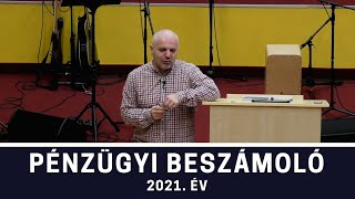 Pénzügyi beszámoló - 2021. év