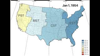 The Surprising Growth & Evolution of The United States Time Zone Boundaries