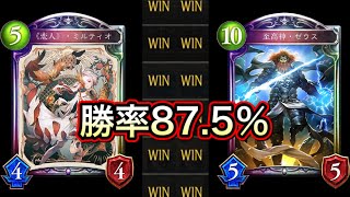 【シャドウバース】超破天荒デッキで勝率87.5％！「超新星・進化ネクロマンサー」がクソ難しいけど強過ぎるwwwww【Shadowverse】【シャドバ】