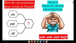 Es, est, et: French Pronunciation Frustration