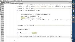 Java Gradebook App 03