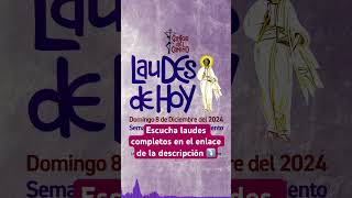 🟢 LAUDES DE HOY 8 Diciembre #laudes #laudesdehoy #laudesdehoy #cantordelcamino #liturgiadelashoras