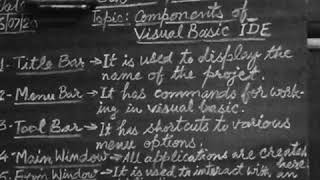 (Class-8) Ch-6 Introduction to Visual Basic.