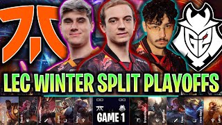 FNC vs G2 GAME 1 LEC WINTER SPLIT 2025 PLAYOFFS | FNATIC vs G2 LEC WINTER SPLIT 2025 PLAYOFFS