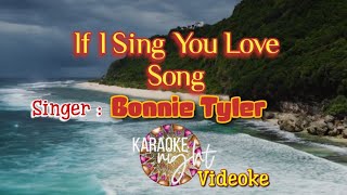 IF I SING YOU LOVE SONG | BONNIE TYLER | KARAOKE | VIDEOKE