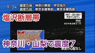 【地震シミュレーション】塩沢断層帯　M6.8