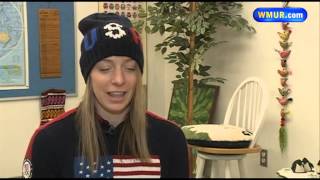 Hometown gives send-off to Olympic skier