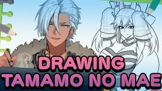 Waifu Wednesday - Drawing the Beautiful Servant Tamamo No Mae P2【Vance Van Creed | Globie】