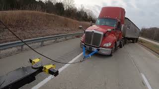 Kenworth In the Median, and a Couple Quick Tows