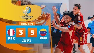 PERÚ 3-5 VENEZUELA | CONMEBOL Copa América Fútbol Playa 2025™ | EN VIVO