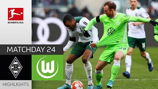 Borussia M'gladbach - VfL Wolfsburg 2-2 | Highlights | Matchday 24 – Bundesliga 2021/22