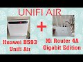 LIVE Review Unifi Air dan setup modem huawei b593 +  Router Mi 4A Gigabit Edition.