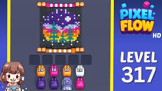 Pixel Flow Level 317 Solution Walkthrough