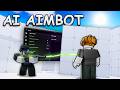 Using AI AIMBOT in Roblox RIVALS!
