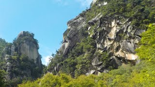 仙娥滝 Senga Falls～日本の滝百選･凄まじい岩壁と水量 日本五大名峡【日本の滝 山梨 国中 荒川 Japanese waterfall Yamanashi Ara River】