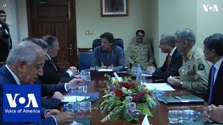 U.S. Secretary of State Mike Pompeo meets Pakistan PM Imran Khan