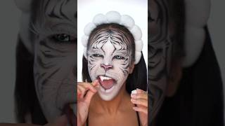 White Tiger Makeup Tutorial 🤍🐅