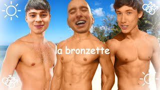 UNE BRONZETTE TRÈS VIRILE ENTRE COPAINS