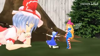 [ MMD Touhou ] Remilia And Clownpiece : Two Little Indians