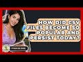 How Did CSV Files Become So Popular And Persist Today? - Python Code School