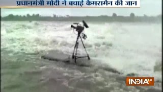 Jamnagar: Alert PM Modi Saves Lives of Cameramen and Photographers in Aji Dam