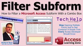 How to Filter a Microsoft Access Subform With a Combo Box