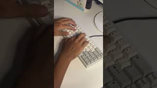 Neo65 Sound Test #asmr #keyboard #mechanicalkeyboard #budget #calm #relaxing #study #chill #sound