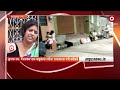 woman along with her child stages dharna infront of her lover s house in berhampur